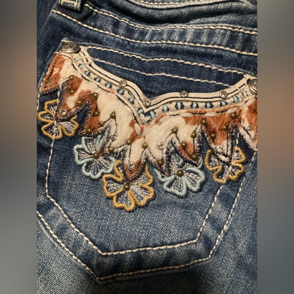 Miss Me Los Angeles brand, size 25, Chloe boot, beautiful back pockets - Picture 7 of 12